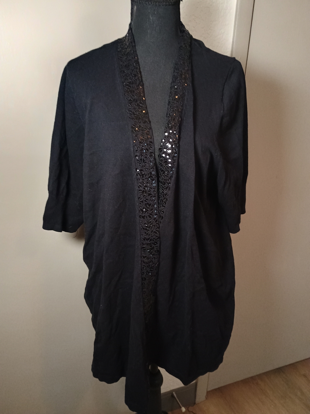 APT.9 Black Embellished Cape 3XL Like New